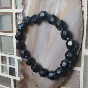 Vintage Irredesent Beaded bracelet